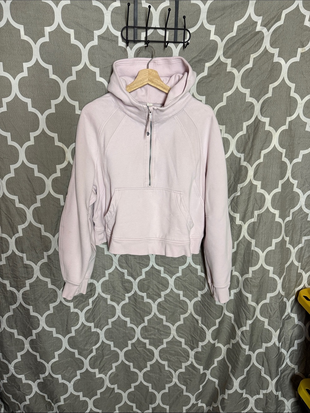 Lululemon Scuba Oversized Half-Zip Hoodie — Pink / XL/XXL (Flawed)